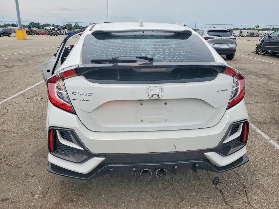 2021 Honda Civic VIN SHHFK7H48MU201476 COPART salvage auction — FRONT END, OH - CERT OF TITLE-SALVAGE, sold $1,800 on 2026-07-24 (photo 6)