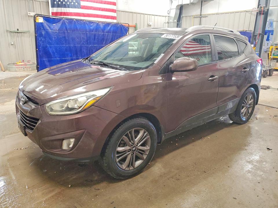 2014 Hyundai Tucson VIN KM8JU3AG3EU934378 COPART salvage auction — NORMAL WEAR, Wy - Certificate Of Title, sold $600 on 2026-07-22 (photo 1)