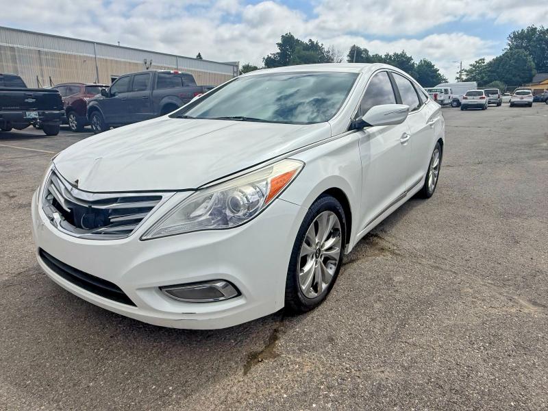 2013 Hyundai Azera VIN KMHFG4JG8DA312524 COPART salvage auction — FRONT END, Ok - Certificate Of Title (P), sold $600 on 2026-07-02 (photo 2)