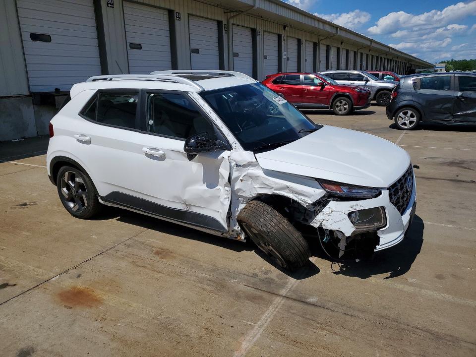 2026 Hyundai Venue VIN KMHRC8A33TU436016 COPART salvage auction — FRONT END, Fl - Certificate Of Destruction, sold $7,500 on 2026-07-30 (photo 4)