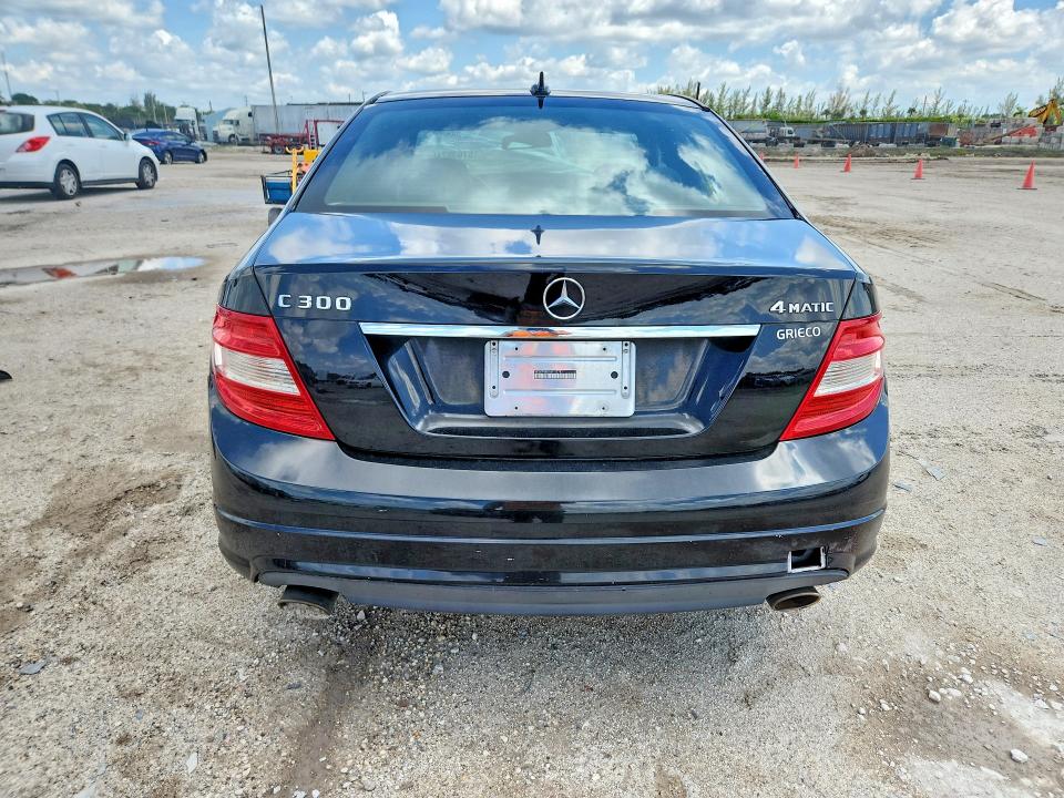 2010 Mercedes-benz C-klasse VIN WDDGF8BB2AR105782 COPART salvage auction — FRONT END, Fl - Cert Of Title Slvg Rebuildable, sold $425 on 2026-08-18 (photo 6)