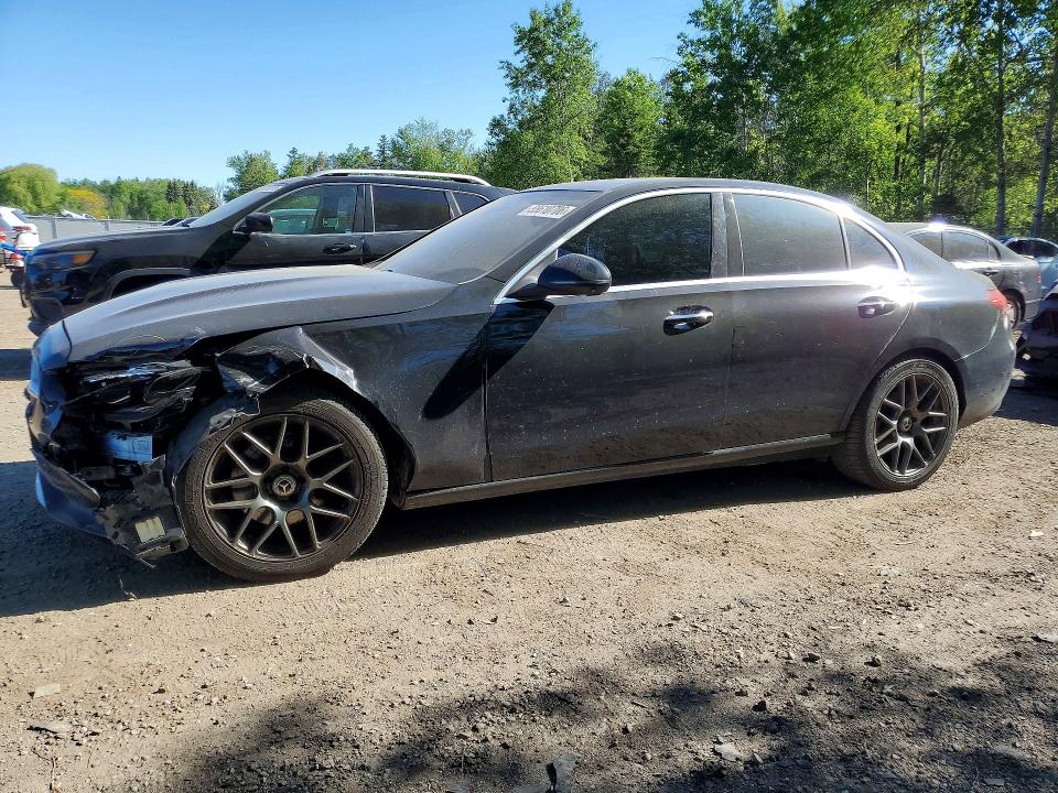 2023 Mercedes-benz C class VIN W1KAF4HB4PR127183 COPART salvage auction — FRONT END, On - Permit Salvage, sold $24,250 on 2026-07-07 (photo 1)