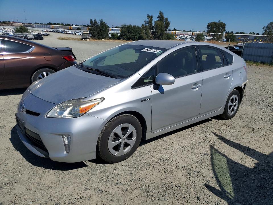 2014 Toyota Prius VIN JTDKN3DU3E0391984 COPART salvage auction — REAR END, Ca - Salvage Certificate, sold $4,500 on 2026-07-02 (photo 1)