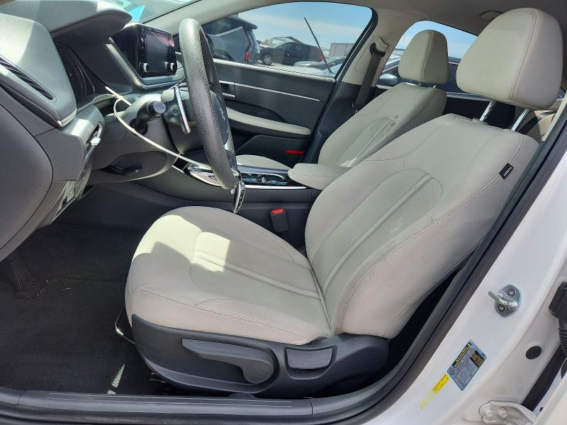 2020 Hyundai Sonata hybrid VIN KMHL24JJ5LA009664 COPART salvage auction — FRONT END, Ca - Salvage Certificate, sold $125 on 2026-07-28 (photo 7)
