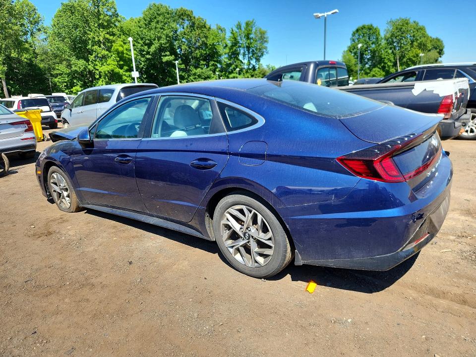 2021 Hyundai Sonata VIN 5NPEL4JA1MH099030 COPART salvage auction — FRONT END, Ma - Cert Of Title-Salvage, sold $3,300 on 2026-07-09 (photo 2)