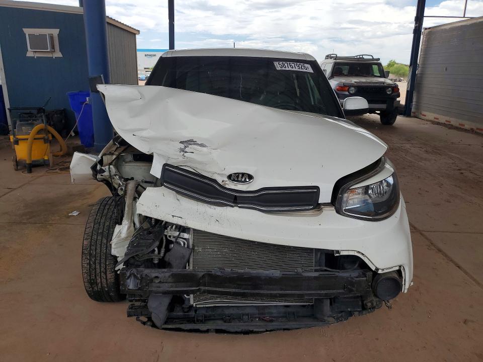 2017 Kia Soul VIN KNDJN2A25H7439389 COPART salvage auction — FRONT END, Az - Cert Of Title - Salvage, sold $1,050 on 2026-07-07 (photo 5)