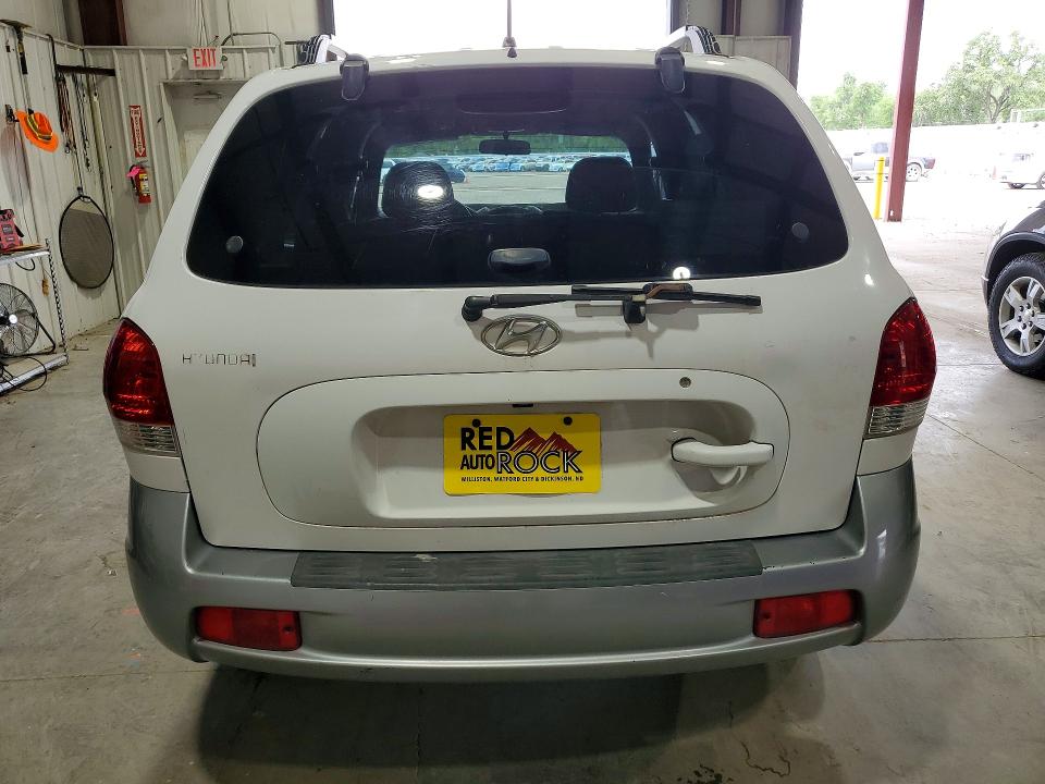 2005 Hyundai Santa fe VIN KM8SC13D35U915828 COPART salvage auction — HAIL, Mt - Certificate Of Title (P), sold $250 on 2026-07-27 (photo 6)