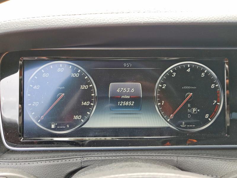 2016 Mercedes-benz S-klasse VIN WDDUG8CB4GA233916 COPART salvage auction — FRONT END, Fl - Cert Of Title Slvg Rebuildable, sold $2,100 on 2026-07-28 (photo 9)
