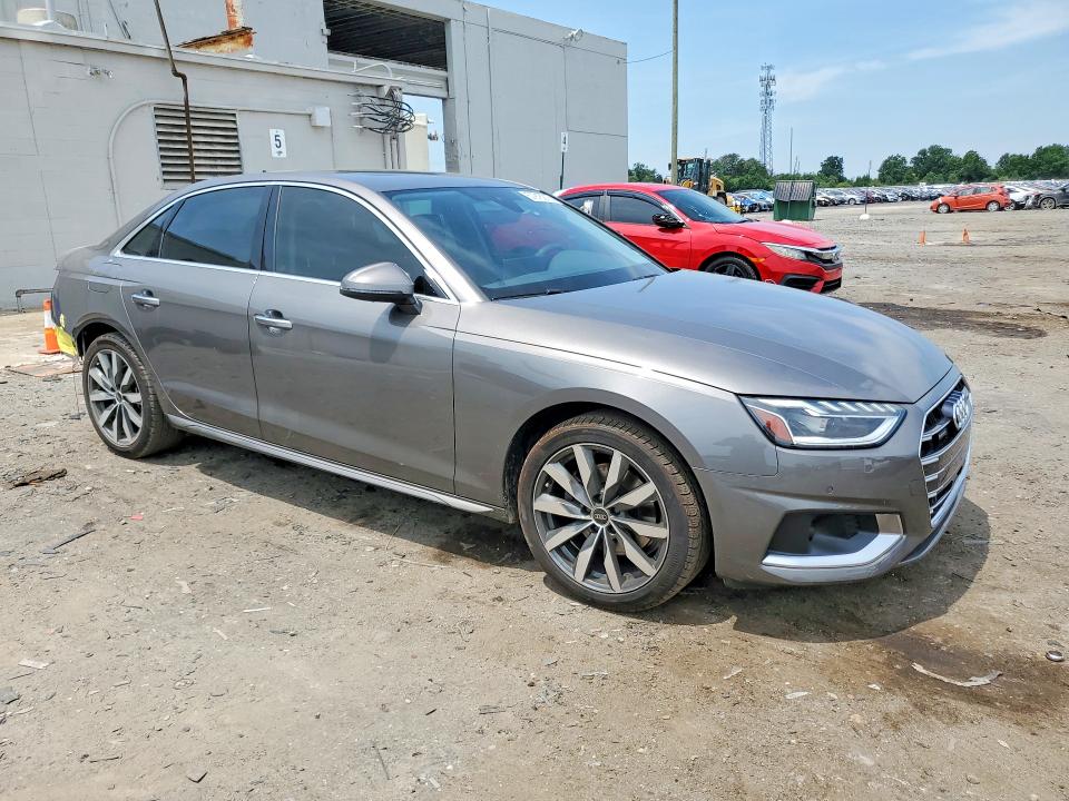 2022 Audi A4 VIN WAUBBAF47NN011166 COPART salvage auction — REAR END, Va - Cert Of Title - Salvage, sold $200 on 2026-07-29 (photo 4)