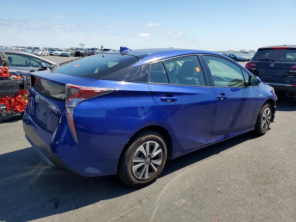 2017 Toyota Prius VIN JTDKBRFU6H3558219 COPART salvage auction — FRONT END, CA - SALVAGE CERTIFICATE, sold $2,100 on 2026-07-13 (photo 3)