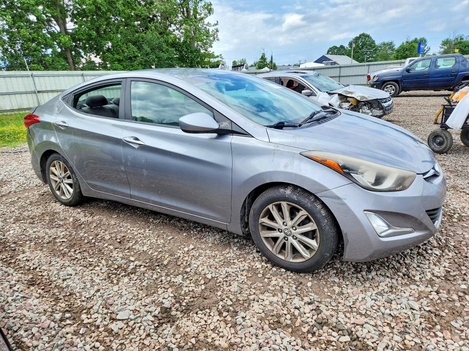 2015 Hyundai Elantra VIN KMHDH4AE4FU223375 COPART salvage auction — SIDE, Ny - Mv-907A Salvage Certificate, sold $875 on 2026-07-13 (photo 4)