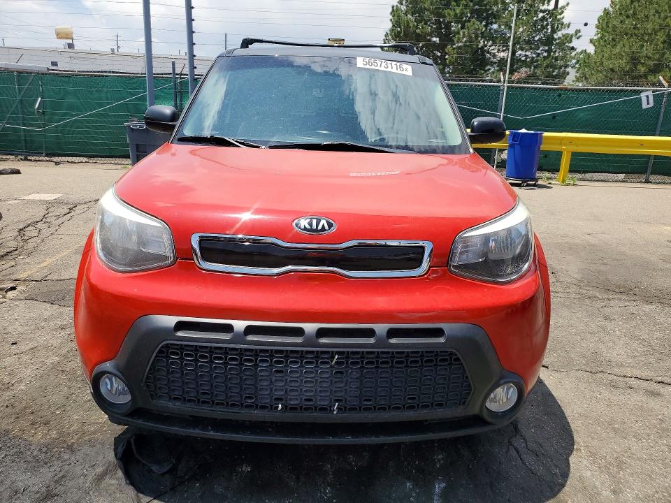 2016 Kia Soul VIN KNDJP3A58G7358332 COPART salvage auction — HAIL, Co - Dis/Dlr/Exp Only Clean Title, sold $275 on 2026-07-23 (photo 5)