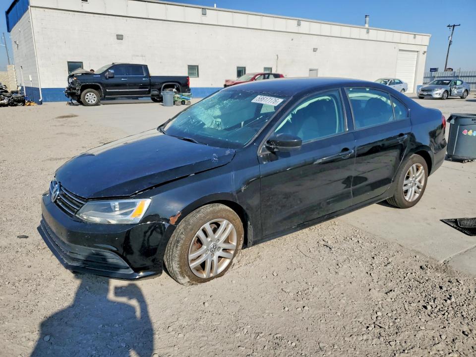 2015 Volkswagen Jetta VIN 3VW2K7AJ0FM350654 COPART salvage auction — FRONT END, UT - SALVAGE CERTIFICATE, sold $400 on 2026-08-03 (photo 1)