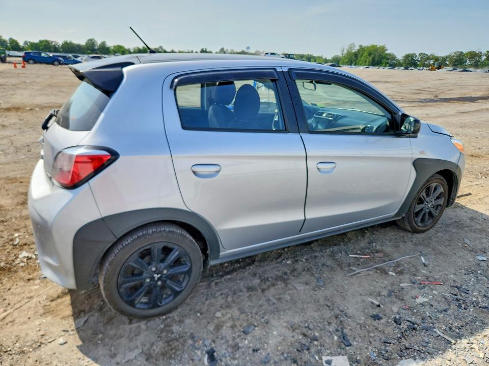 2024 Mitsubishi Mirage VIN ML32AWHJ1RH015002 COPART salvage auction — FRONT END, VA - CERT OF TITLE - SALVAGE, sold $1,200 on 2026-07-29 (photo 3)