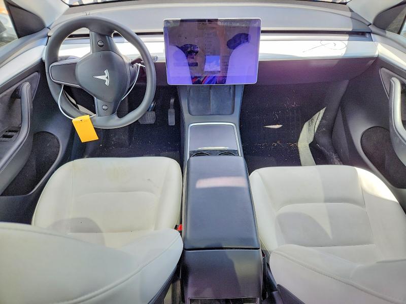 2023 Tesla Model y VIN 7SAYGDEE2PF607607 COPART salvage auction — FRONT END, On - Permit Salvage, sold $12,700 on 2026-07-16 (photo 8)