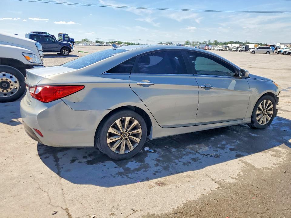2014 Hyundai Sonata VIN 5NPEC4ACXEH853545 COPART salvage auction — FRONT END, Tn - Salvage Certificate, sold $600 on 2026-07-08 (photo 3)