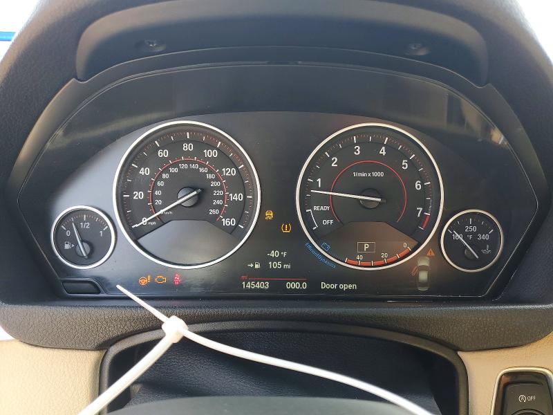 2022 BMW 3er VIN WBA8B9G35HNU54841 COPART salvage auction — FRONT END, Tx - Salvage Vehicle Title, sold $1,750 on 2026-07-27 (photo 9)
