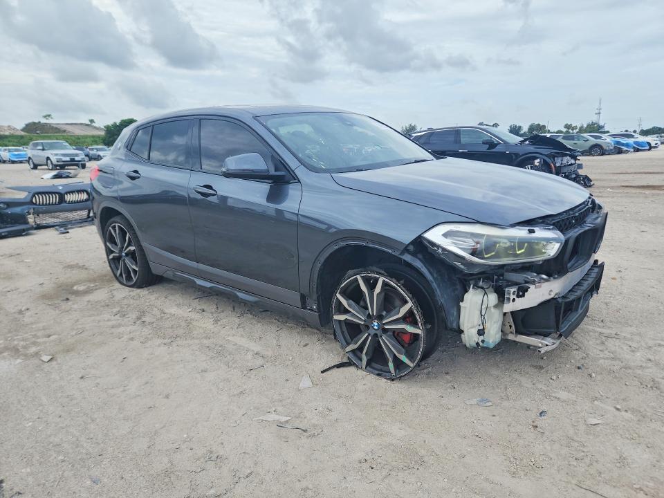 2018 BMW X2 VIN WBXYJ3C34JEJ75754 COPART salvage auction — FRONT END, Fl - Cert Of Title Slvg Rebuildable, sold $5,400 on 2026-07-07 (photo 4)