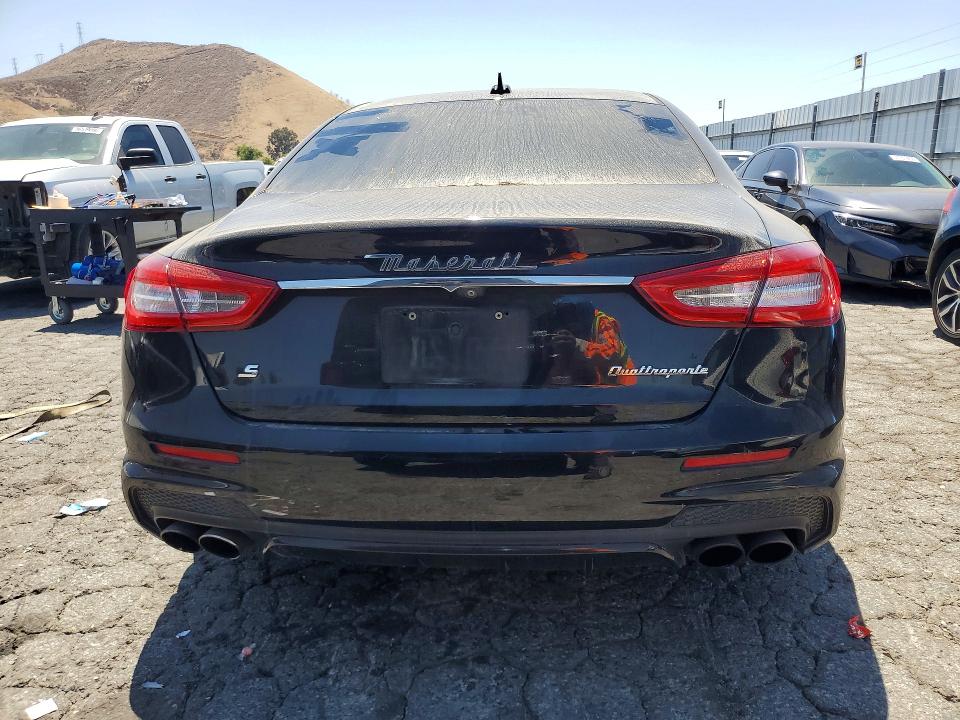 2017 Maserati Quattroporte VIN ZAM56RPS4H1235504 COPART salvage auction — MINOR DENT/SCRATCHES, Ca - Dis/Dlr/Exp Only Clean Title, sold $7,100 on 2026-07-09 (photo 6)