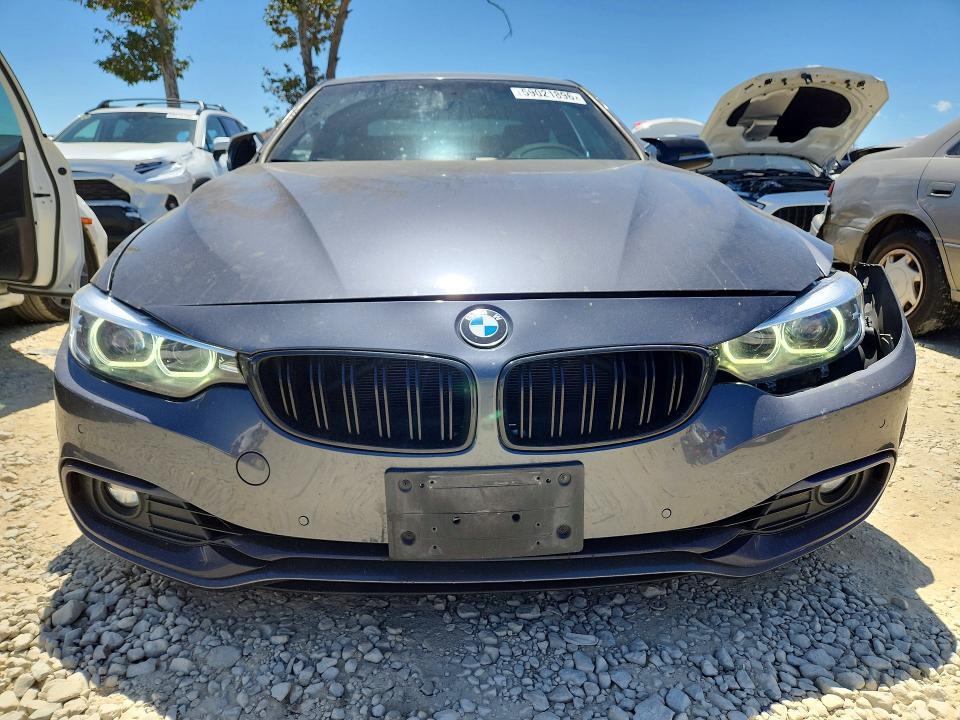2018 BMW 4er VIN WBA4W3C56JAE99701 COPART salvage auction — FRONT END, Ca - Salvage Certificate, sold $1,500 on 2026-07-21 (photo 5)
