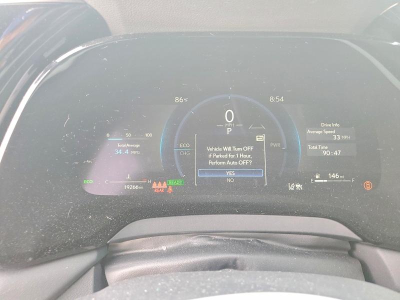 2025 Lexus VIN 2T2BBMCA1SC065345 COPART salvage auction — SIDE, TX - SALVAGE VEHICLE TITLE, sold $29,250 on 2026-07-31 (photo 9)