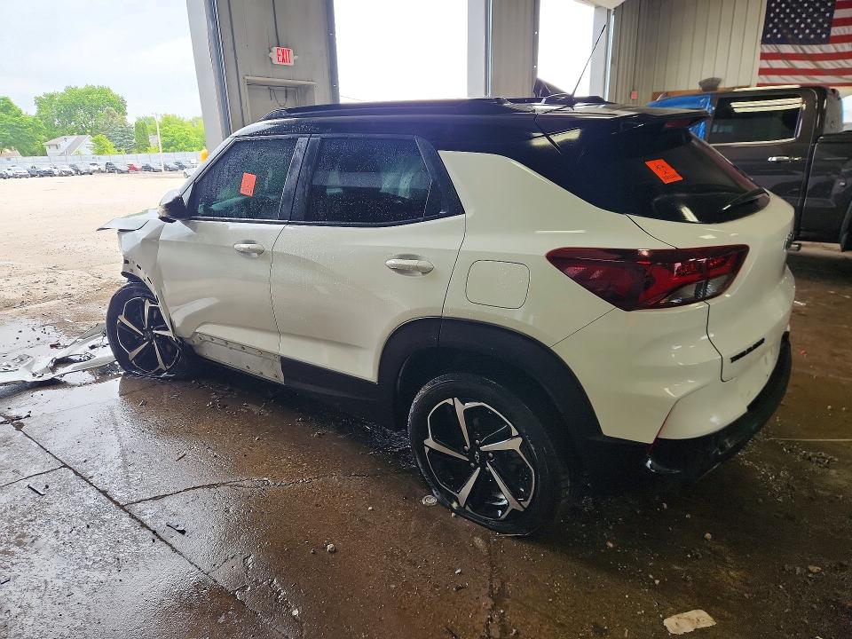 2022 Chevrolet Trailblazer VIN KL79MTSLXNB041619 COPART salvage auction — FRONT END, WV - CERTIFICATE OF TITLE, sold $250 on 2026-07-16 (photo 2)