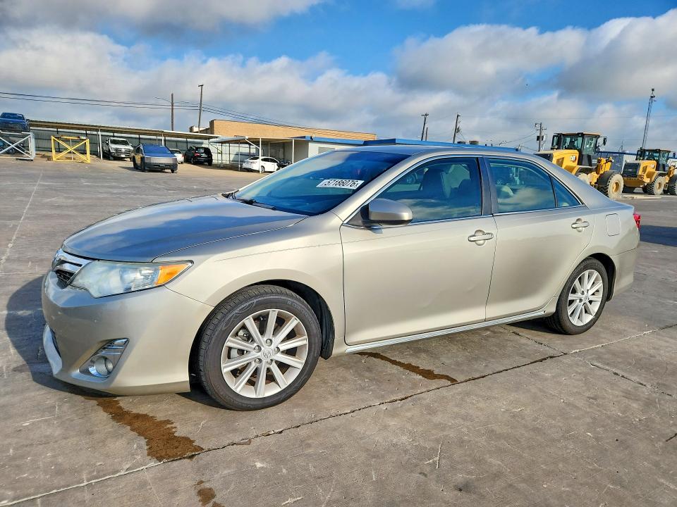 2013 Toyota Camry VIN 4T1BK1FK2DU528330 COPART salvage auction — SIDE, Tx - Salvage Vehicle Title, sold $3,500 on 2026-07-02 (photo 1)