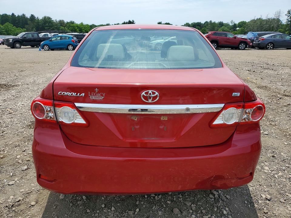2011 Toyota Corolla VIN JTDBU4EE5B9155800 COPART salvage auction — REAR END, Md - Cert Of Salvage < 75% Damage, sold $725 on 2026-07-27 (photo 6)