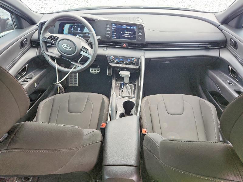 2025 Hyundai Elantra VIN KMHLM4DG8SU981959 COPART salvage auction — FRONT END, Ga - Cert Of Title-Salvage, sold $6,200 on 2026-07-30 (photo 8)
