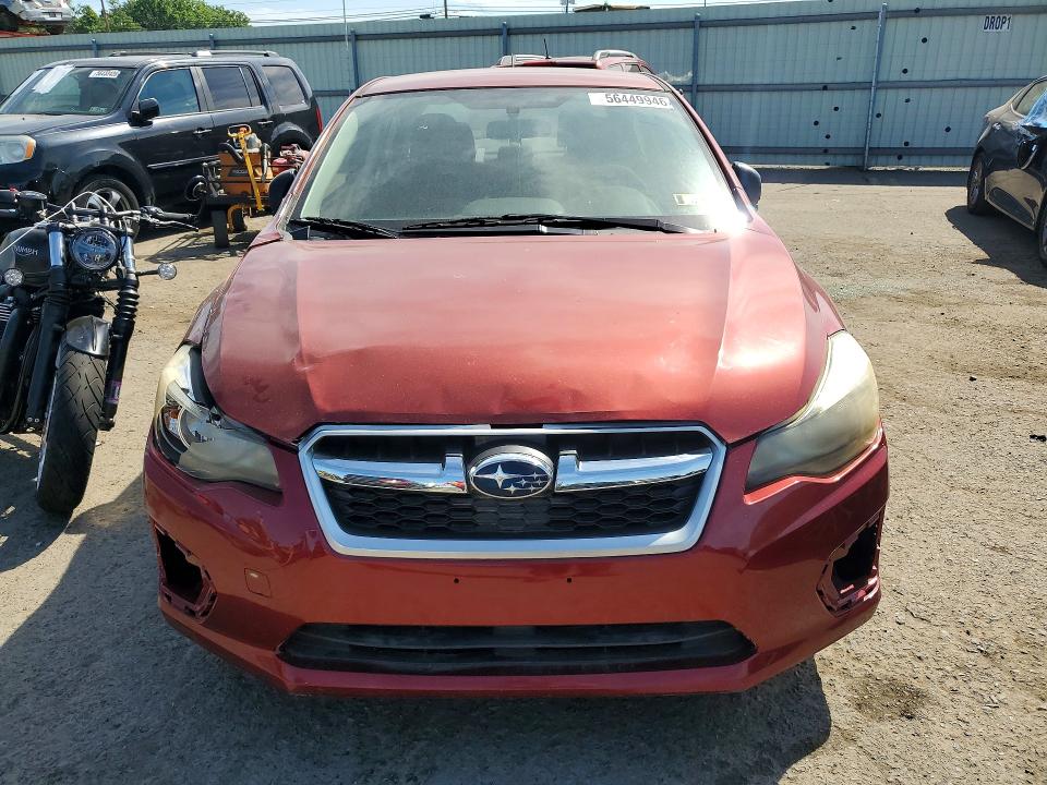 2012 Subaru Impreza VIN JF1GJAA65CH013052 COPART salvage auction — FRONT END, Pa - Cert Of Title (P), sold $1,100 on 2026-07-02 (photo 5)