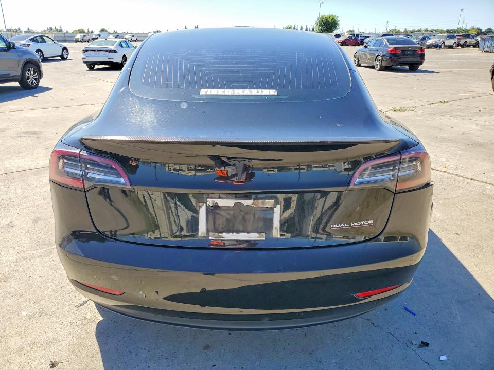 2019 Tesla Model 3 VIN 5YJ3E1EB6KF434216 COPART salvage auction — SIDE, Ca - Salvage Certificate, sold $4,850 on 2026-07-27 (photo 6)