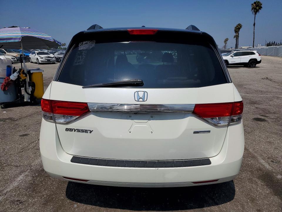 2016 Honda Odyssey VIN 5FNRL5H38GB091282 COPART salvage auction — NORMAL WEAR, CA - DIS/DLR/EXP ONLY CLEAN TITLE (P), sold $2,100 on 2026-07-10 (photo 6)