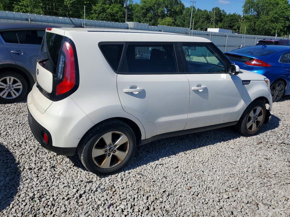 2019 Kia Soul VIN KNDJN2A26K7683656 COPART salvage auction — VANDALISM, Wv - Certificate Of Title, sold $2,900 on 2026-07-27 (photo 3)