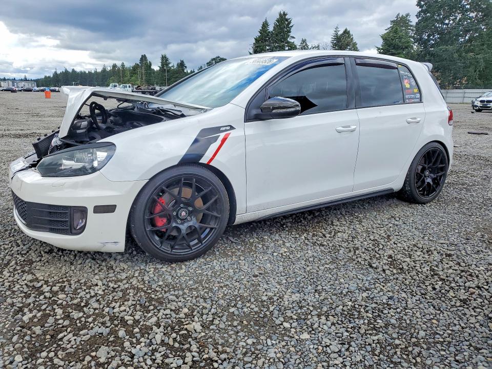2013 Volkswagen Gti VIN WVWHD7AJ7DW115446 COPART salvage auction — FRONT END, Wa - Bill Of Sale, sold $700 on 2026-08-04 (photo 1)