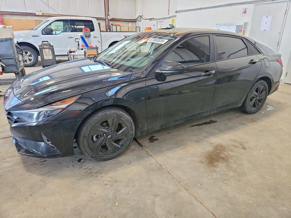 2022 Hyundai Elantra VIN KMHLM4AG0NU358294 COPART salvage auction — VANDALISM, Ab - Bos - Salvage, sold $2,200 on 2026-07-09 (photo 1)