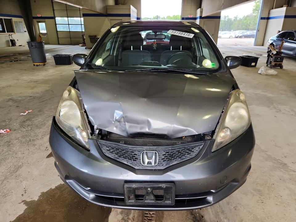 2012 Honda Fit VIN JHMGE8H35CC039763 COPART salvage auction — FRONT END, Va - Cert Of Title - Salvage, sold $700 on 2026-07-17 (photo 5)