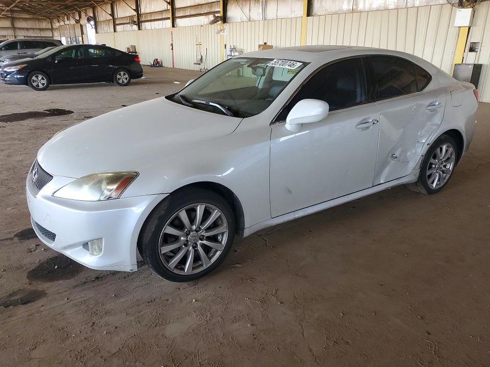 2006 Lexus Is VIN JTHCK262765000230 COPART salvage auction — SIDE, Az - Cert Of Title - Salvage, sold $925 on 2026-07-27 (photo 1)