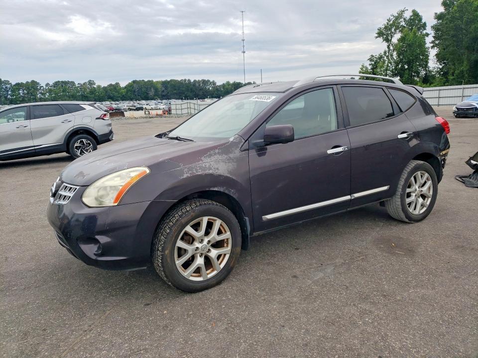 2012 Nissan Rogue VIN JN8AS5MV9CW409458 COPART salvage auction — REAR END, Nc - Salvage Certificate Of Title, sold $275 on 2026-07-23 (photo 1)