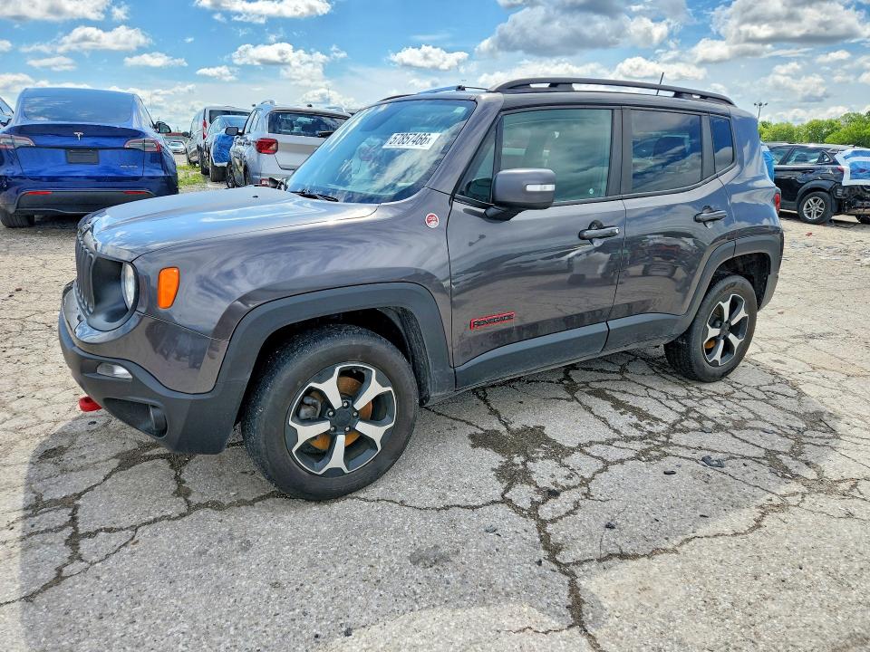 2019 Jeep VIN ZACNJBC18KPJ95844 COPART salvage auction — FRONT END, In - Cert Of Title-Salvage Title, sold $3,300 on 2026-08-21 (photo 1)