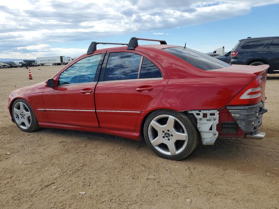 2005 Mercedes-benz C class VIN WDBRF40J35F713063 COPART salvage auction — REAR END, Ca - Salvage Certificate, sold $525 on 2026-07-06 (photo 2)