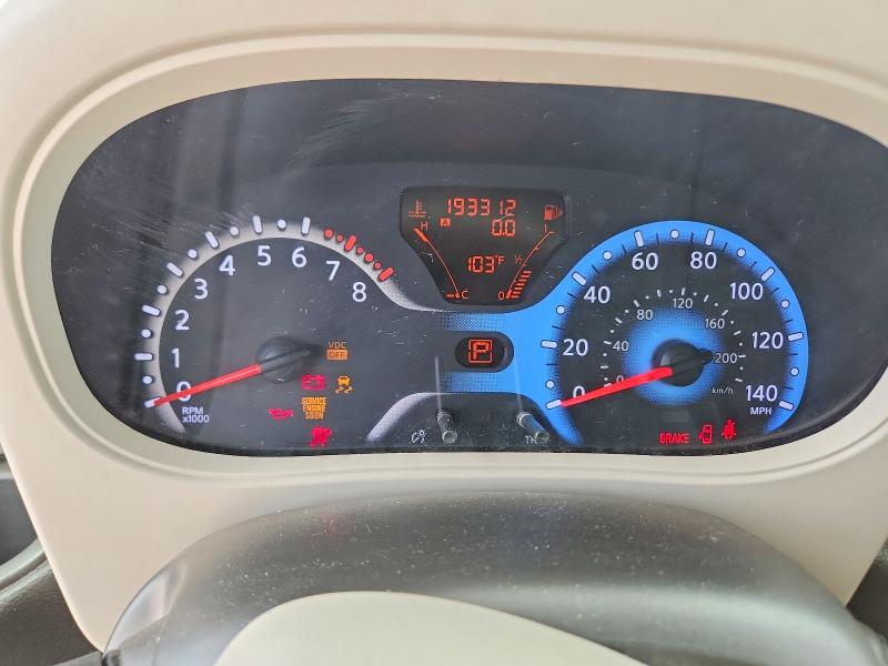 2010 Nissan Cube VIN JN8AZ2KR9AT169827 COPART salvage auction — FRONT END, LA - CERTIFICATE OF TITLE, sold $175 on 2026-07-27 (photo 9)