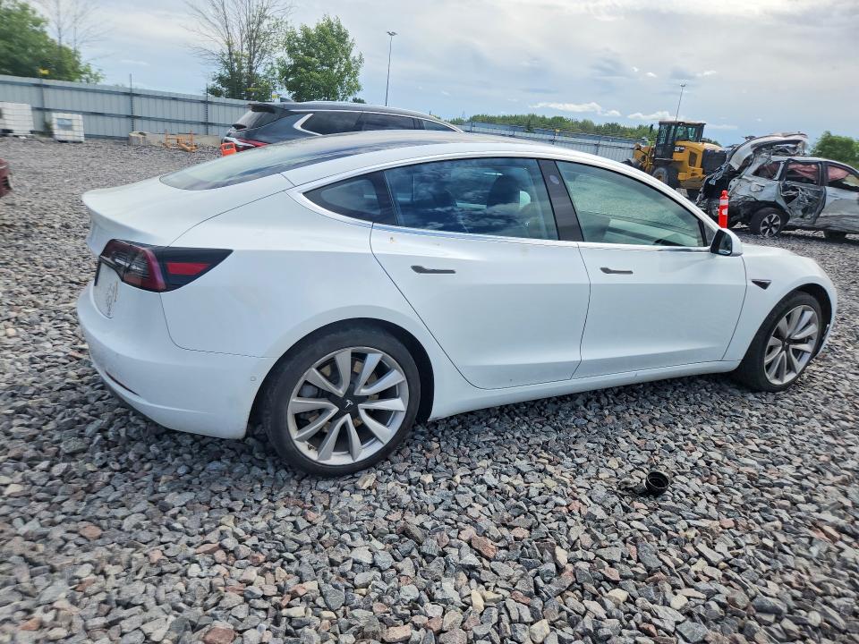 2018 Tesla VIN 5YJ3E1EA0JF050020 COPART salvage auction — FRONT END, WI - CERTIFICATE OF TITLE, sold $8,700 on 2026-07-13 (photo 3)