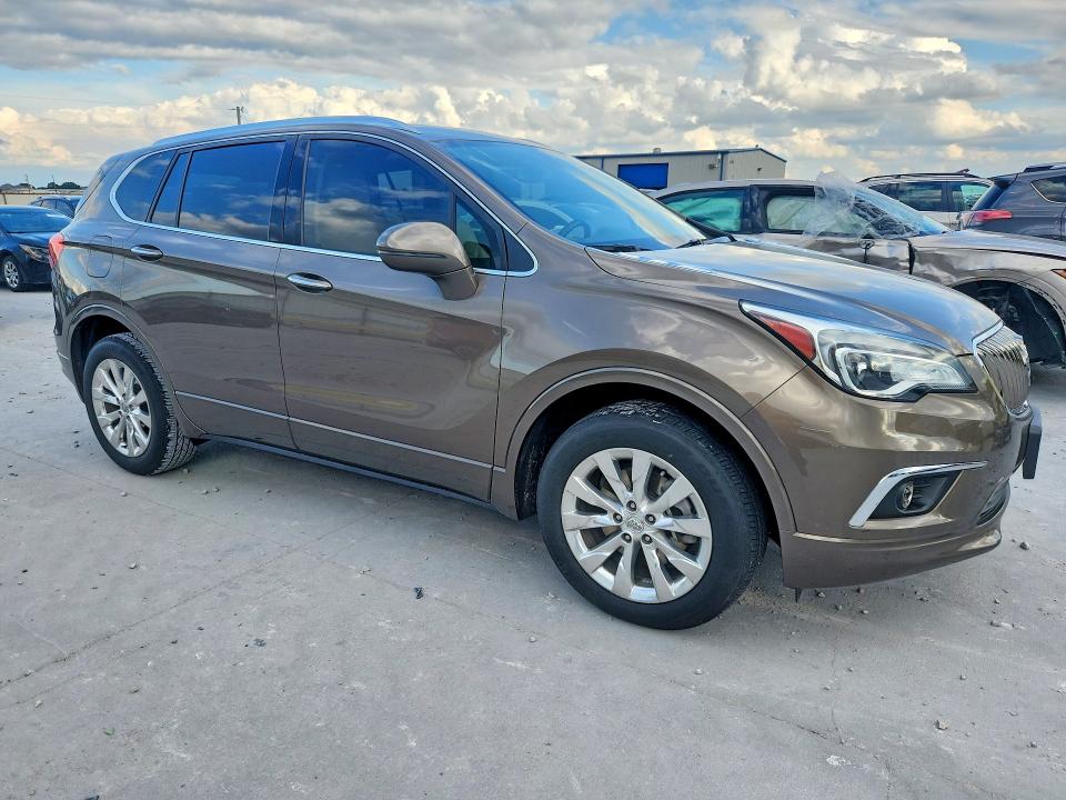 2017 Buick Envision VIN LRBFXBSA9HD239783 COPART salvage auction — WATER/FLOOD, Tx - Salvage Title-Flood Damage, sold $250 on 2026-07-24 (photo 4)