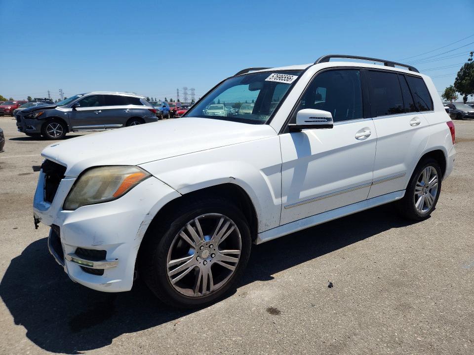 2014 Mercedes-benz Glk-klasse VIN WDCGG5HB8EG337490 COPART salvage auction — FRONT END, CA - SALVAGE CERTIFICATE, sold $2,500 on 2026-07-30 (photo 1)