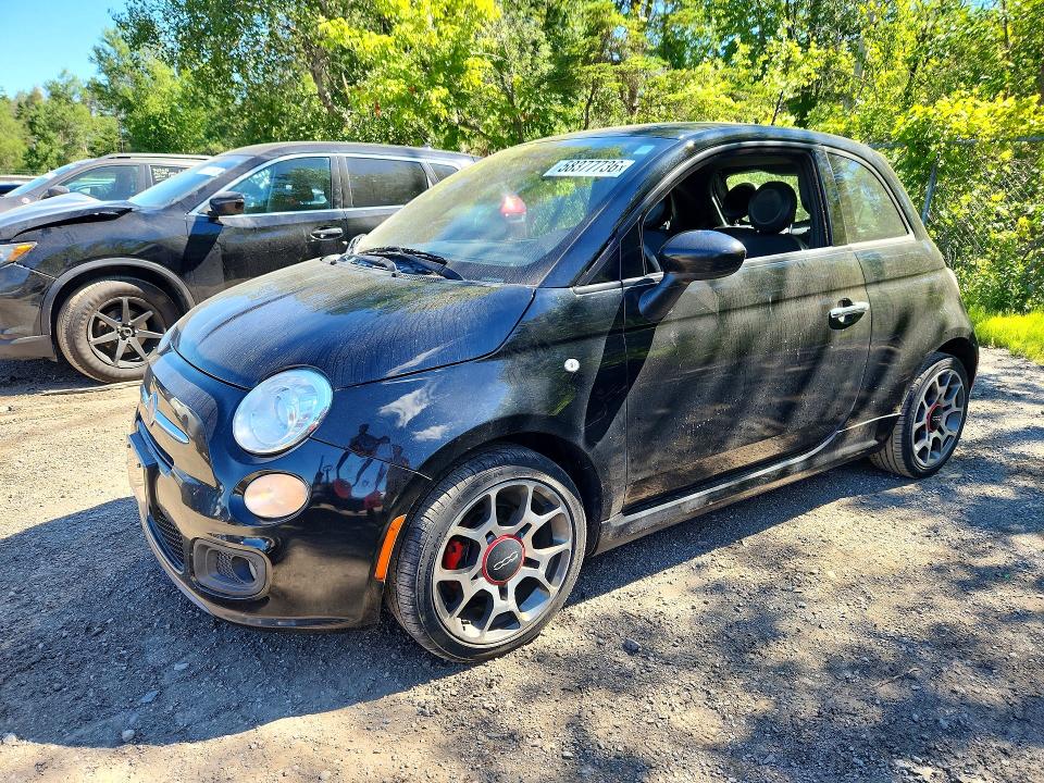 2015 Fiat VIN 3C3CFFBR7FT717828 COPART salvage auction — MINOR DENT/SCRATCHES, On - Permit No Brand - Unfit, sold $1,150 on 2026-07-08 (photo 1)