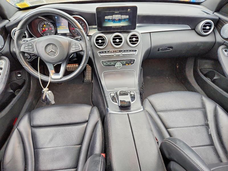 2016 Mercedes-benz C class VIN WDDWF4KB2GR143865 COPART salvage auction — REAR END, NY - MV-907A SALVAGE CERTIFICATE, sold $5,600 on 2026-07-13 (photo 8)
