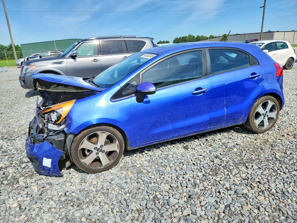 2012 Kia Rio VIN KNADN5A34C6095329 COPART salvage auction — FRONT END, Ga - Cert Of Title-Salvage, sold $425 on 2026-07-07 (photo 1)