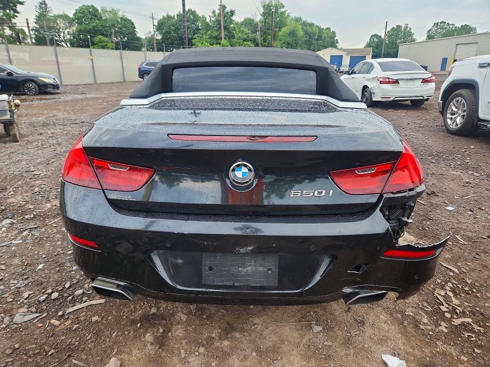 2012 BMW 6er VIN WBALZ3C54CDL72916 COPART salvage auction — SIDE, Pa - Certificate Of Salvage, sold $2,500 on 2026-07-13 (photo 6)