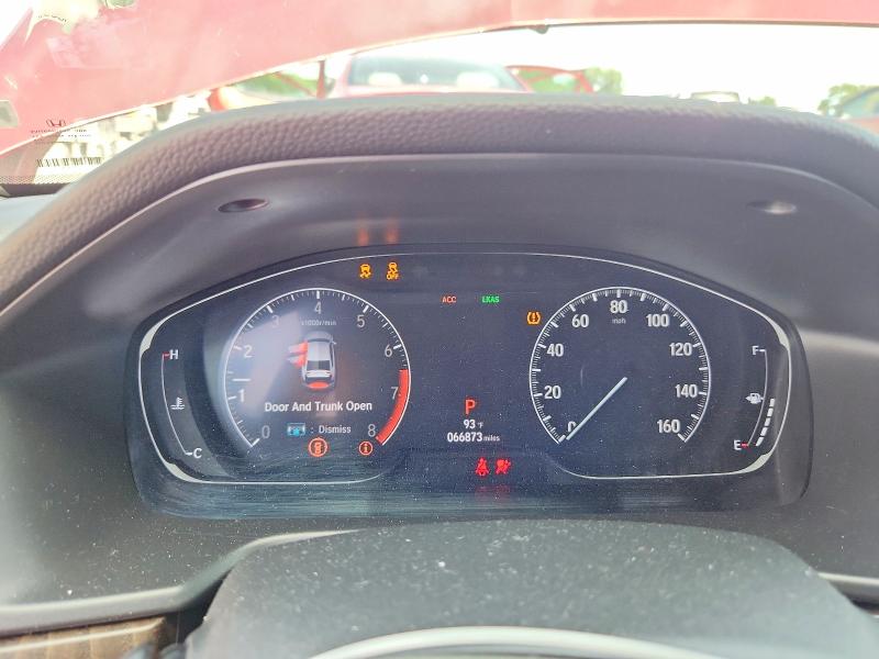 2020 Honda Accord VIN 1HGCV1F50LA109629 COPART salvage auction — FRONT END, Oh - Cert Of Title-Salvage, sold $7,100 on 2026-08-21 (photo 9)