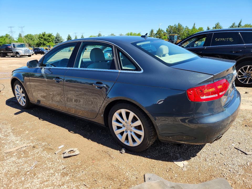 2011 Audi A4 VIN WAUFFAFL5BN005584 COPART salvage auction — FRONT END, Il - Salvage Certificate, sold $800 on 2026-07-14 (photo 2)